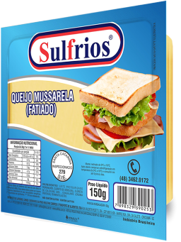 Imagem de Queijo Sulfrios 150g Mussarela Fatiado