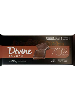Imagem de CHOCOLATE DIVINE 70G 70% AMARGO