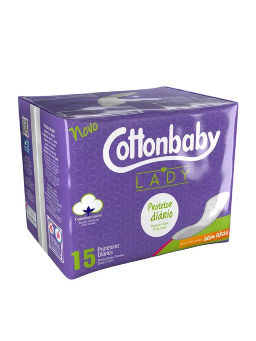 Imagem de Absorvente Cottonbaby Lady C/ 15 Und
