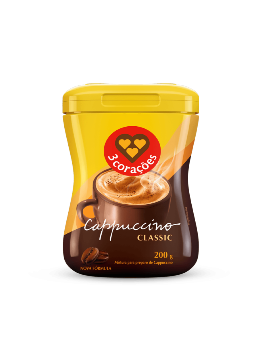 Imagem de Cafe 3 Coracoes 200g Cappuccino Classic