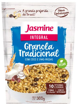Imagem de Granola Jasmine 300g Grain Flakes Tradicional