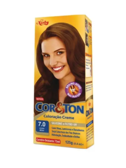 Imagem de Cor e Ton 7.0 Louro Medio 50g