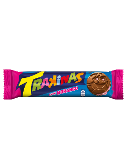 Imagem de BISCOITO RECHEADO TRAKINAS 126G MORANGO