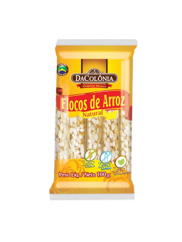 Imagem de Flocos De Arroz Da Colonia 100g Natural