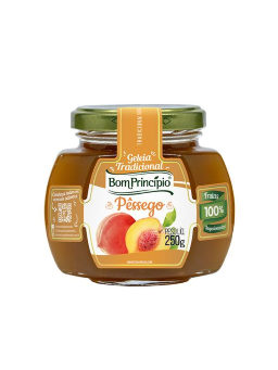Imagem de Geleia Bom Principio 250g Pessego