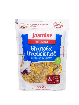 Imagem de Granola Jasmine 300g Grain Flakes Tradicional