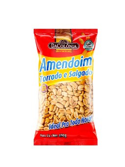 Imagem de Amendoim Da Colonia 450g Salgado e Torrado