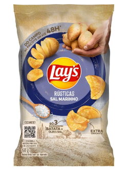 Imagem de SALGADINHO ELMA CHIPS 68G LAYS SAL MARINHO