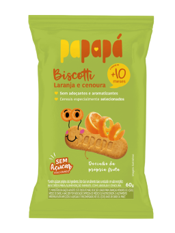 Imagem de BISCOITO PAPAPA 60G LARANJA E CENOURA