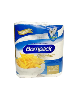 Imagem de Papel Toalha Bompack C/2 20cmx22cm