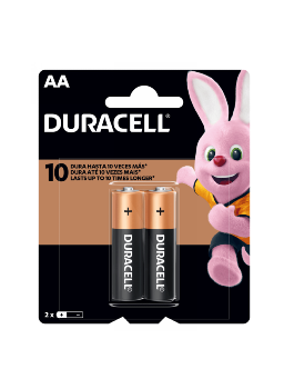 Imagem de Pilha Duracell Aa C/ 2 Alcalina Pequena