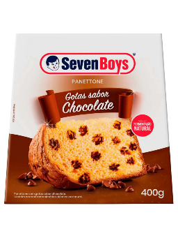 Imagem de PANETTONE SEVEN BOYS 400G GOTAS