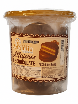 Imagem de ALFAJOR ANA JULIA 540G CHOCOLATE 