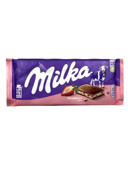 Imagem de Chocolate Milka 100g Morango - Strawberry
