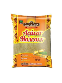 Imagem de Acucar Da Colonia 500g Mascavo