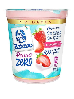 Imagem de IOGURTE BATAVO 100G PENSE ZERO MORANGO