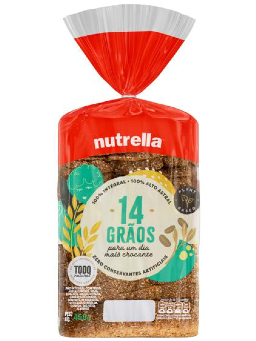 Imagem de Pao Nutrella 450g 14graos Integral