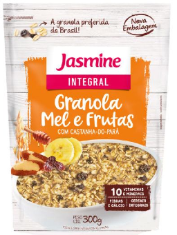 Imagem de Granola Jasmine 300g Grain Flakes Mel e Frutas