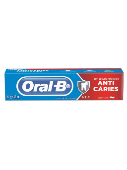 Imagem de Creme Dental Oral-B 70g 1.2.3.Anticaries