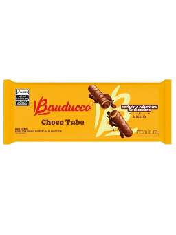 Imagem de BISCOITO BAUDUCCO 80G CHOCO BISCUIT TUBE CHOCOLATE