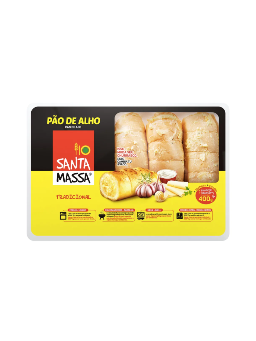 Imagem de Pao De Alho Santa Massa 400g Tradicional