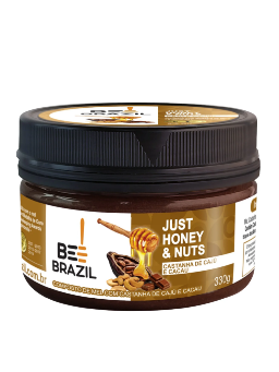 Imagem de MEL BEE BRAZIL 350G C/CASTANHA DE CAJU E CACAU