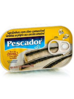 Imagem de Sardinha Pescador 125g Oleo Comestivel