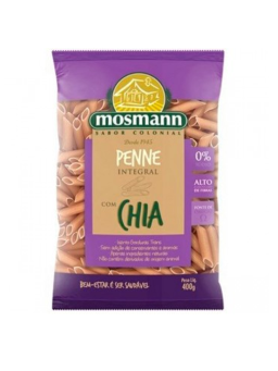 Imagem de Massa Mosmann 400g Integral Penne C/ Chia