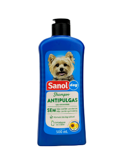 Imagem de Shampoo Sanol Dog 500ml Anti Pulgas