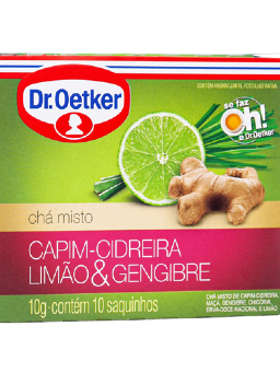 Imagem de Cha Dr Oetker 10g Cidreira Limao Gengibr