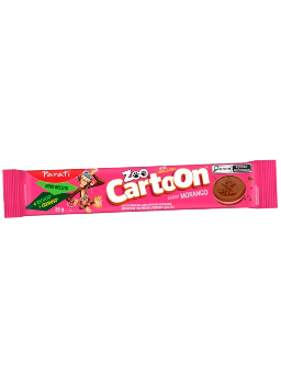Imagem de BISCOITO RECHEADO ZOO CARTOON 85G MORANGO