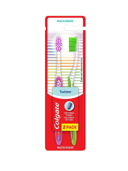 Imagem de ESCOVA DENTAL COLGATE TWISTER MACIA