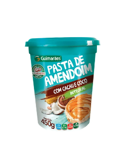 Imagem de Pasta De Amendoim Guimaraes 450g Cacau e Coco