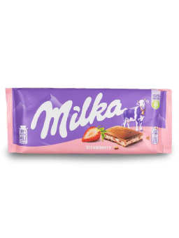 Imagem de Chocolate Milka 100g Morango - Strawberry